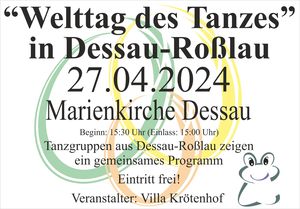 Welttag des Tanzes Dessau